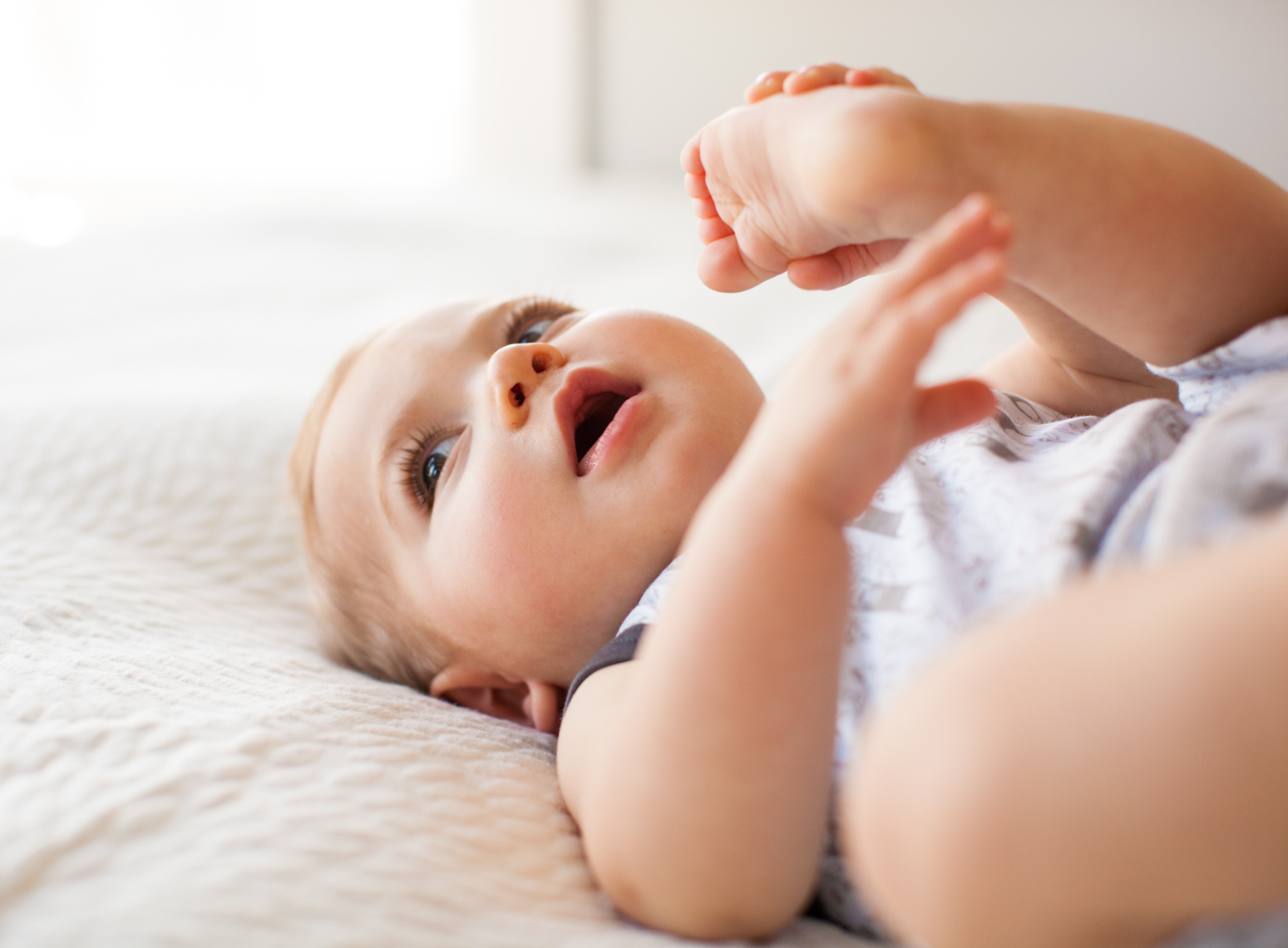 Baby ready to eat foot | Kids Lifestyle Photographer