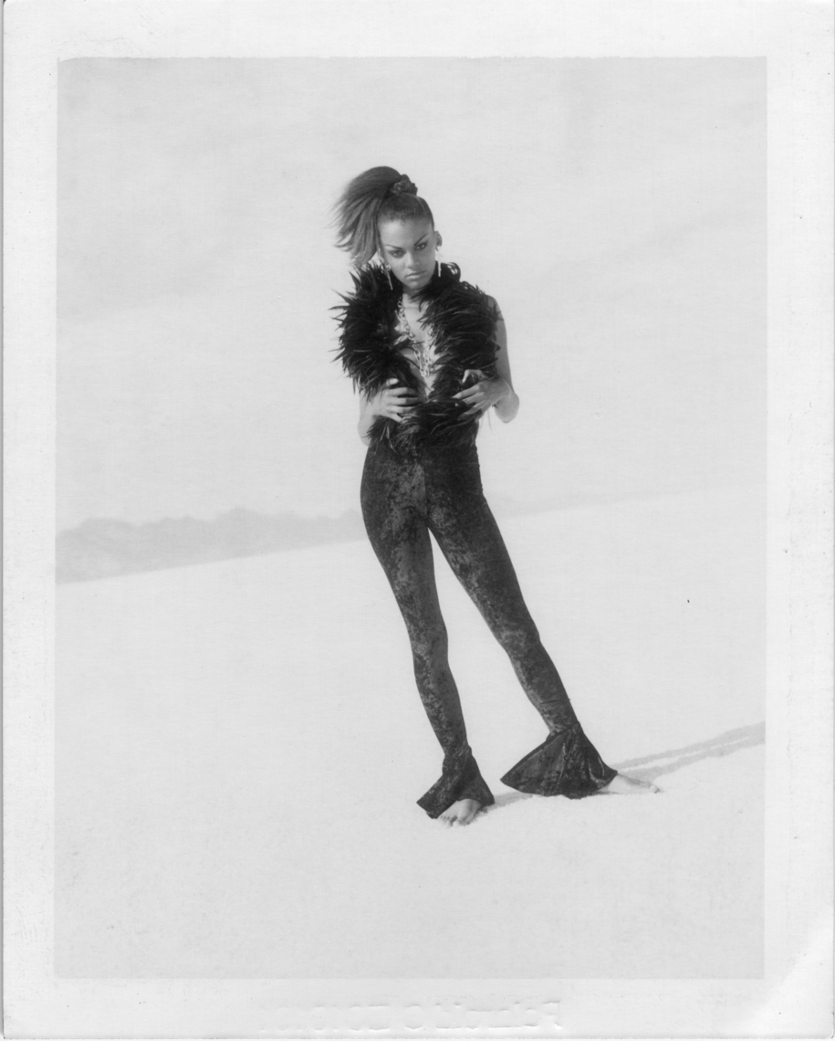 Salt flats fashion | Polaroid Photography