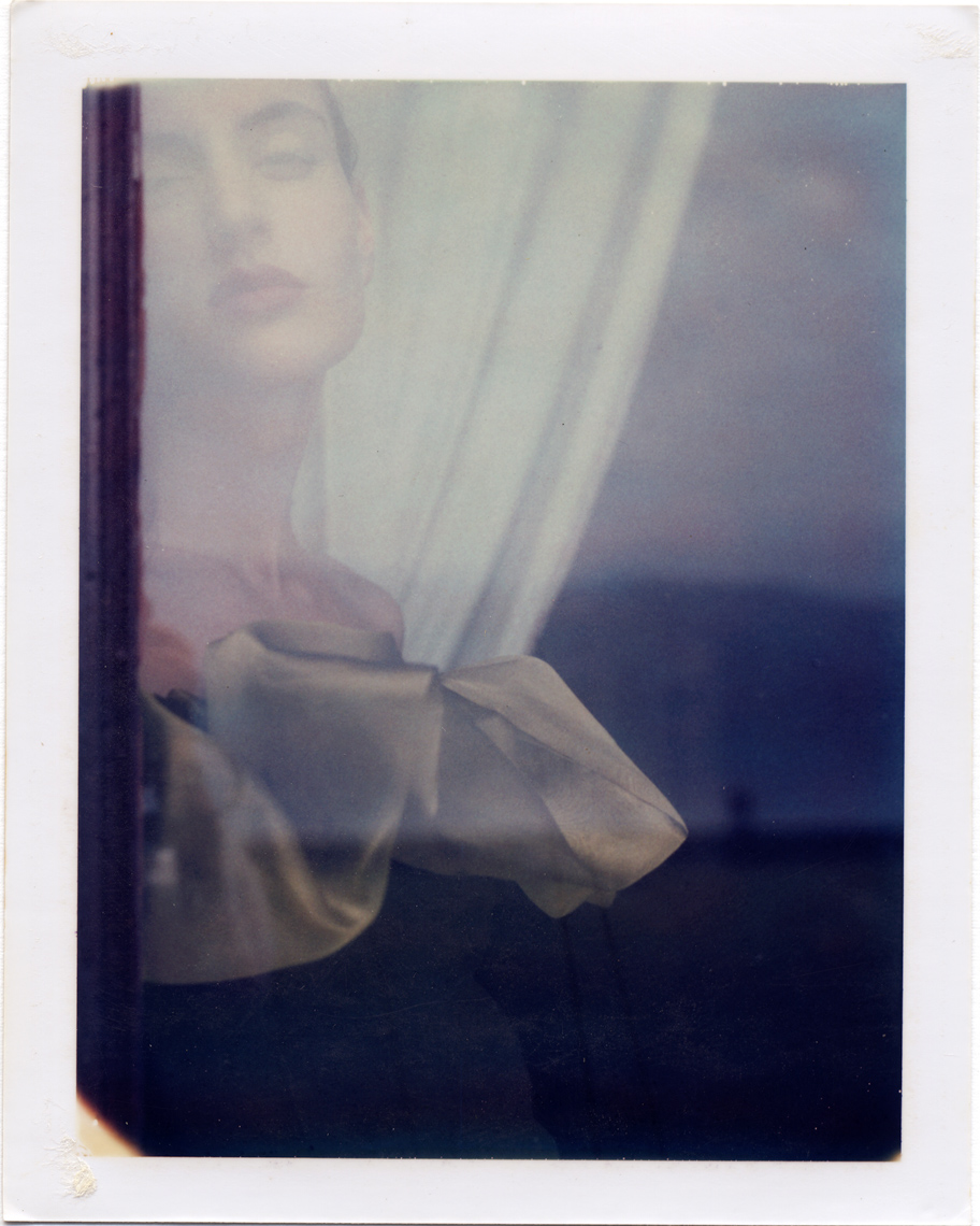 Woman through reflection | Fashion Polaroid Archive