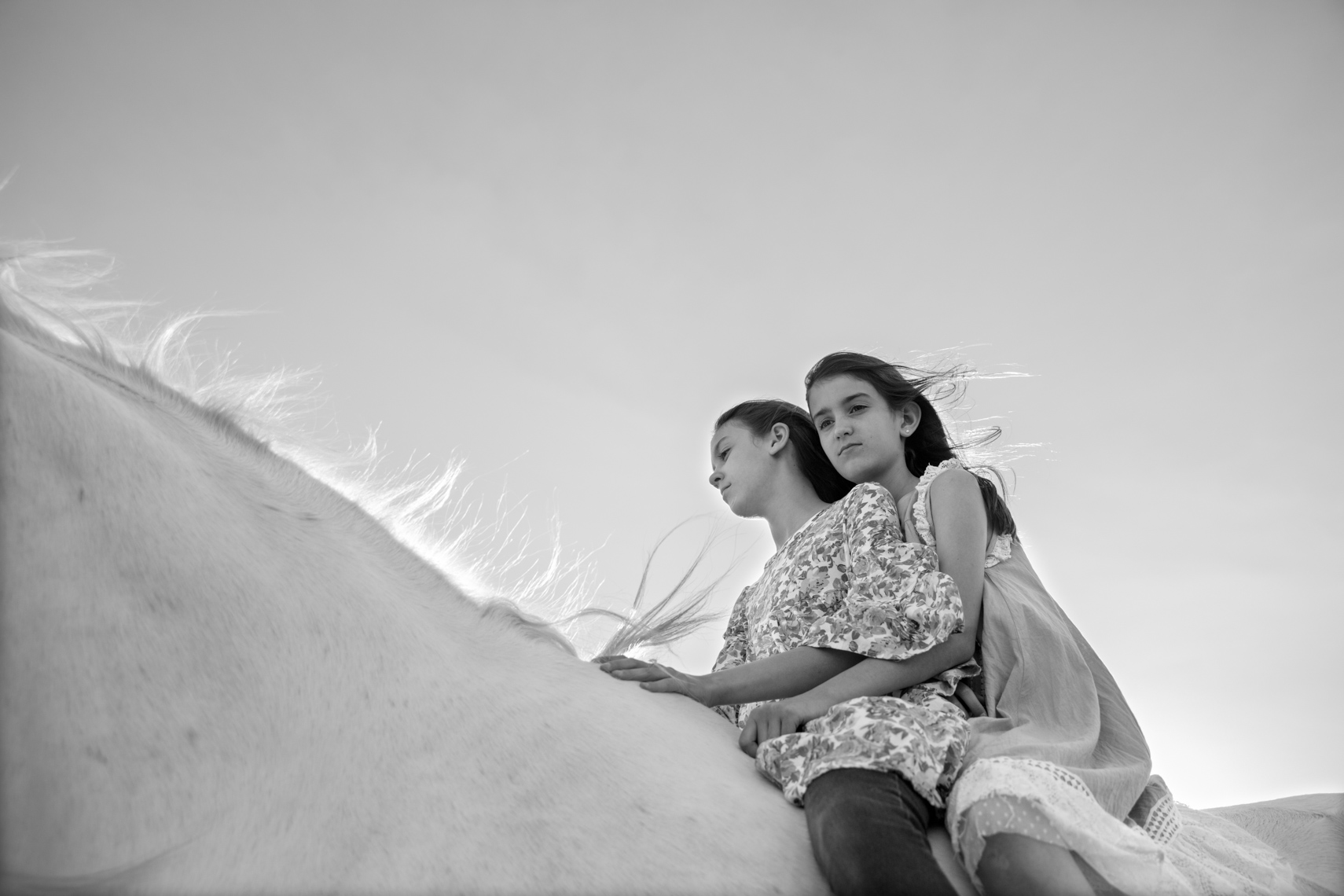 Young sisters horseback riding | Visual Storytelling Photographer