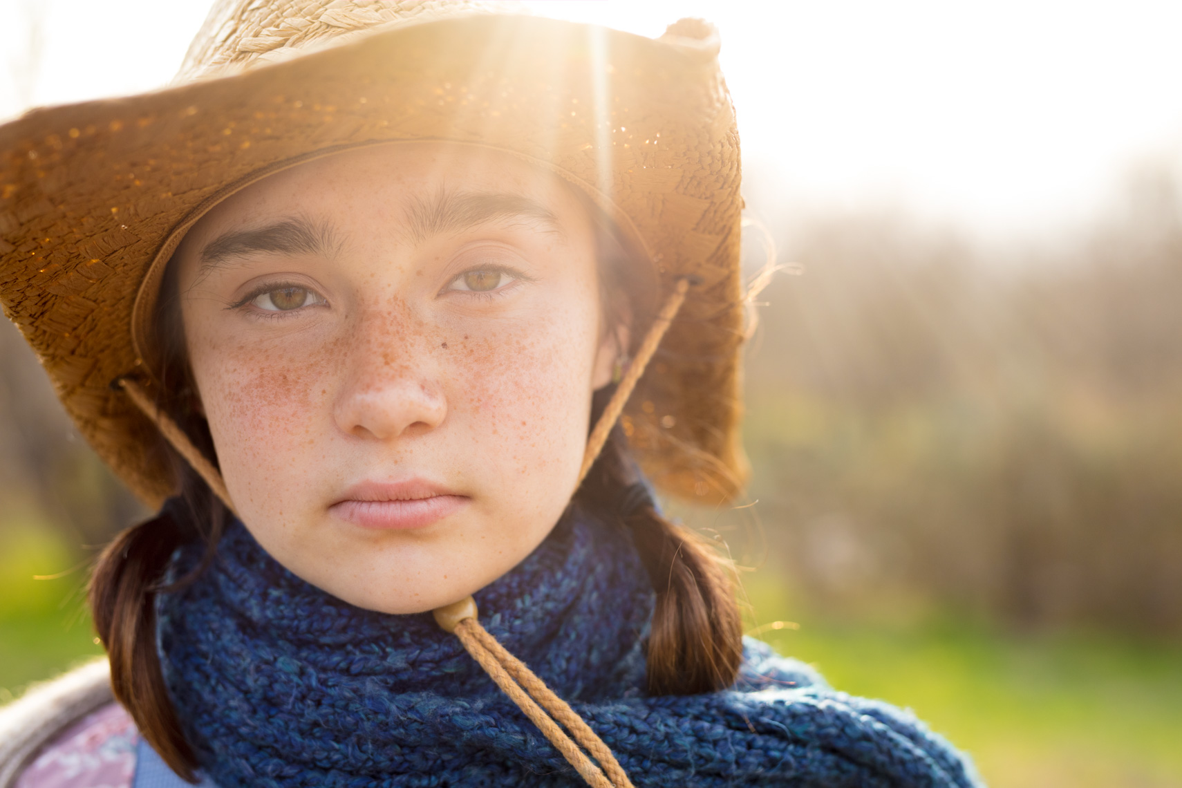 Tween girl with freckles |  Lifestyle Portrait Photographer