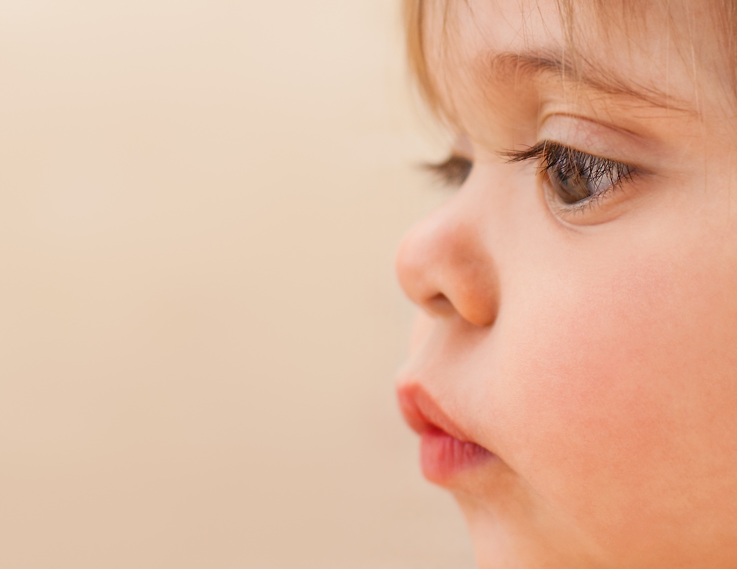 Captivating profile of toddler | Commercial Child Photographer