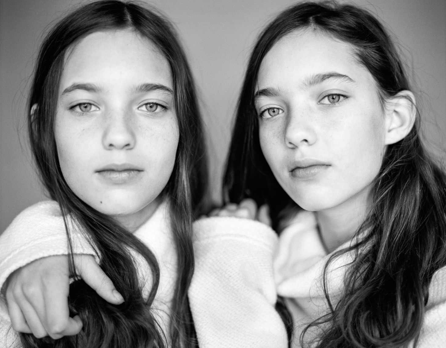 Confident twin sisters | Editorial Portrait Photographer 