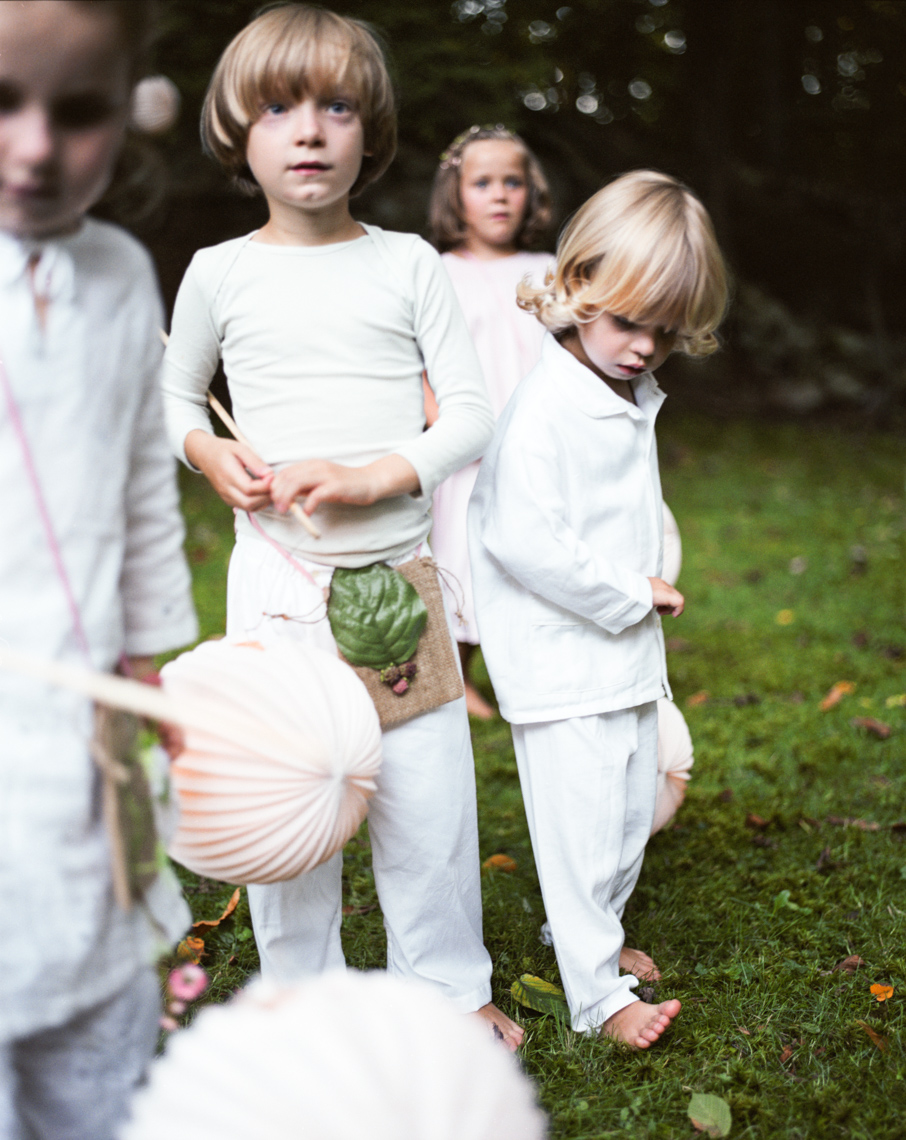 Multiple children holding lanterns | Editorial Kids Photographer