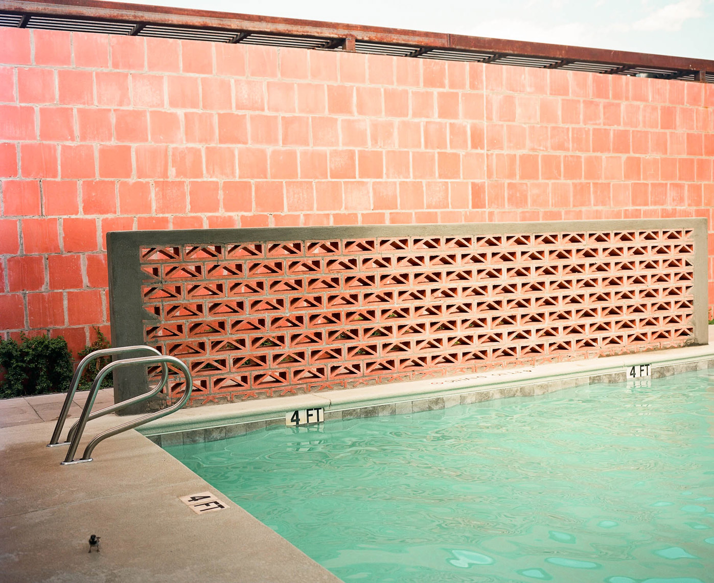 Swimming pool soft colors | Austin Fine Art Photographer